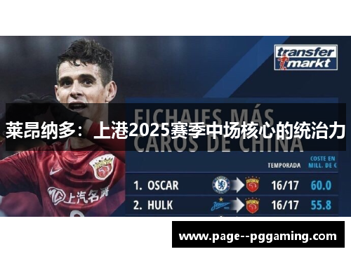 莱昂纳多：上港2025赛季中场核心的统治力